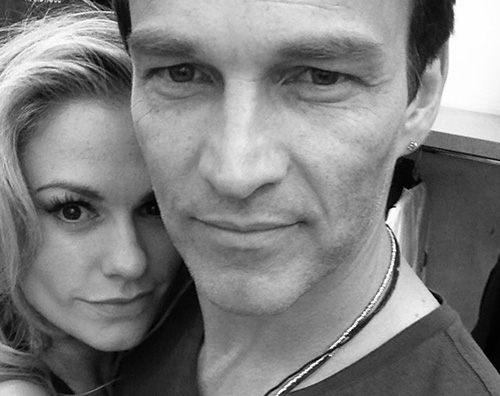 anna paquin Anna Paquin festeggia il compleanno di Stephen Moyer sui social