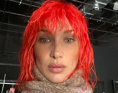 bella hadid Bella Hadid, capelli rosso fuoco su Instagram