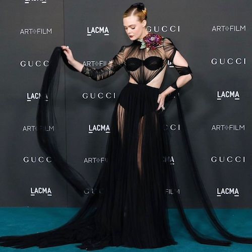 253606814 253219090170499 3566370561629505646 n Elle Fanning, il look è hot al LACMA Gala 2021