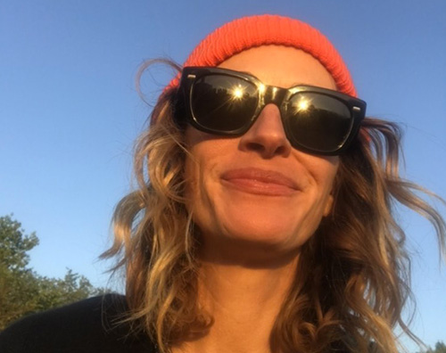 julia roberts Julia Roberts, selfie per il Thanksgiving