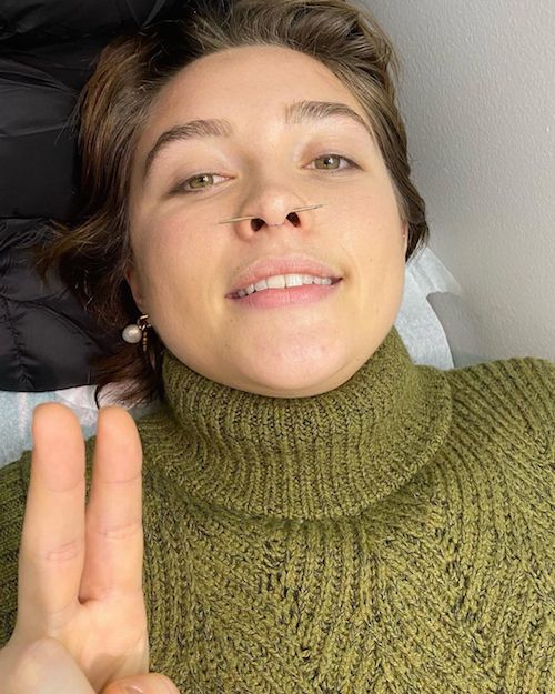 263618390 639345894098386 4930668240995262422 n Florence Pugh si è fatta un piercing