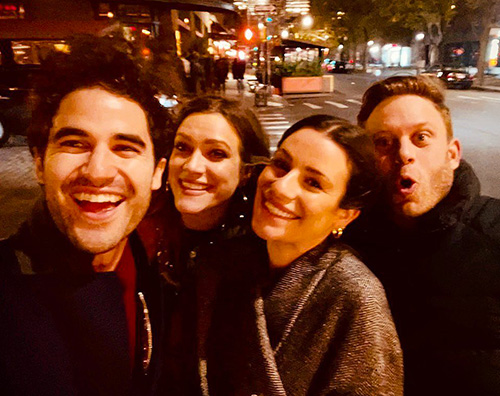 lea darreb Lea Michele e la foto con Darren Criss sui social