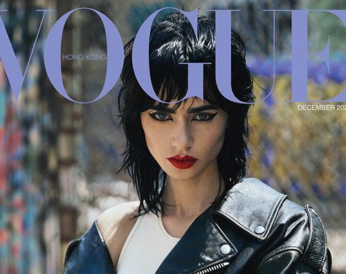 lily collins 1 Lily Collins irriconoscibile su Vogue Hong Kong