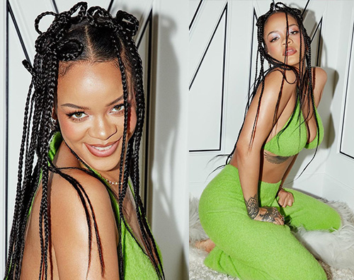 rihanna Rihanna è un Grinch sexy su Instagram