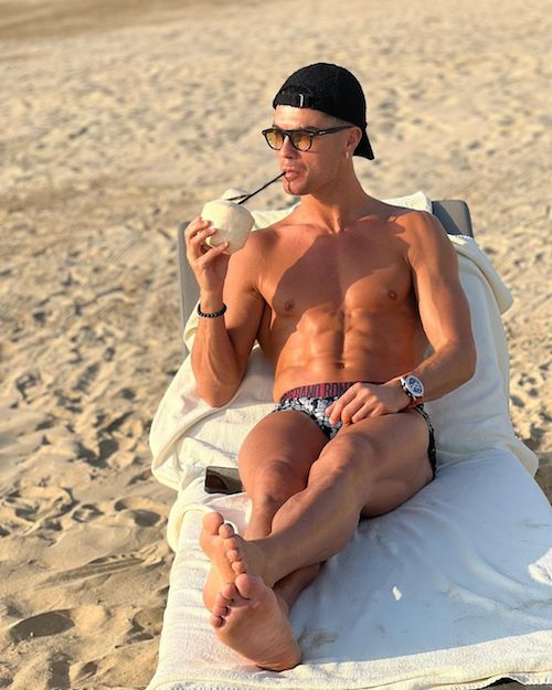 Cristiano Ronaldo Cristiano Ronaldo, relax a Dubai