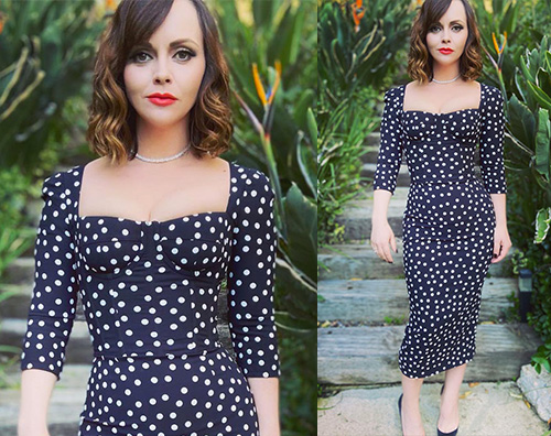 christina ricci Christina Ricci ritorna in al lavoro a un mese e mezzo dal parto