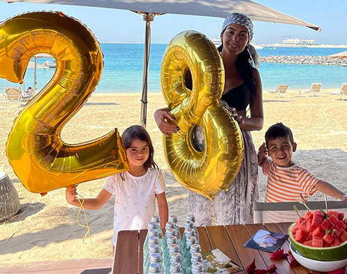 cr7 2 Georgina Rodriguez ha festeggiato il compleanno a Dubai