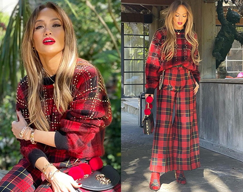 jennifer lopez 3 Jennifer Lopez in tartan su Instagram