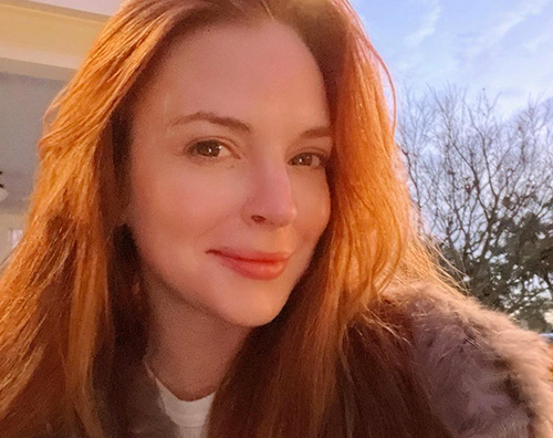 lindsay lohan Lindsay Lohan si gode il tramonto