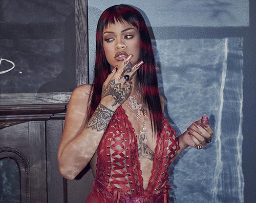 rihanna  Rihanna è hot per San Valentino