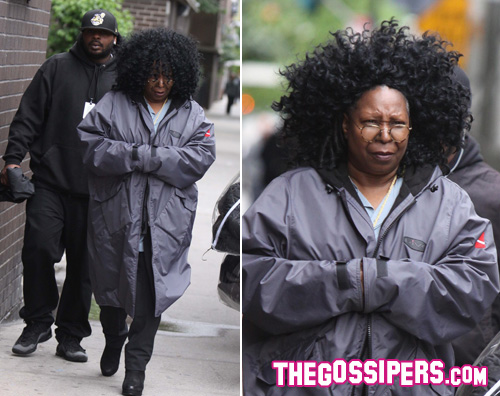 goldberg Whoopi Goldberg sul set di TMNT