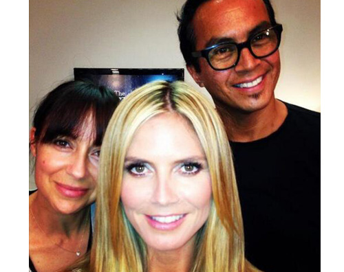 heididrop Heidi Klum senza trucco su Twitter