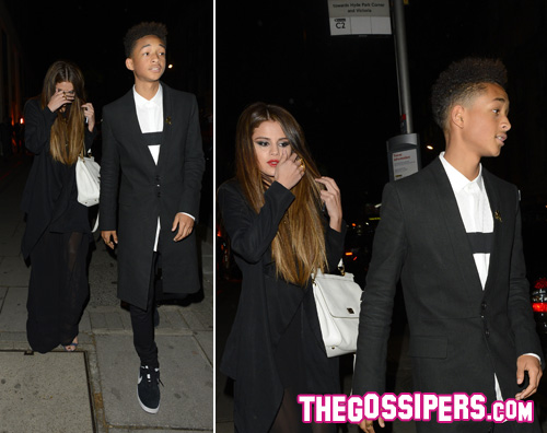 selena21 Selena Gomez cena con Jaden Smith a Londra